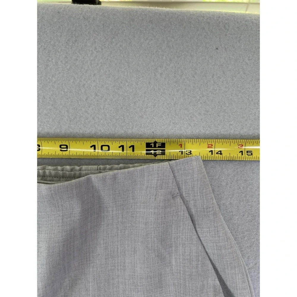 Halara Mid Rise Pocket Casual Tapered Pants Ankle Length Light Gray Small